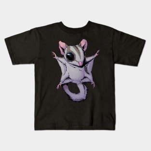 Cute Flying Sugar Glider Gift For Kids and Sugar Glider Lovers Kids T-Shirt